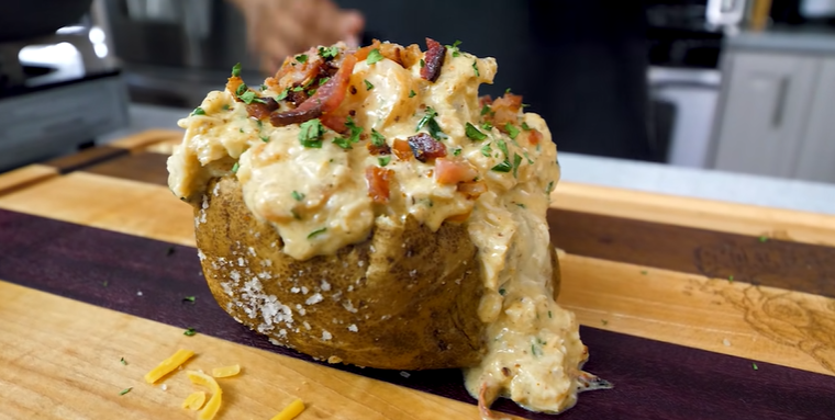 The Perfect Seafood Baked Potato Recipe