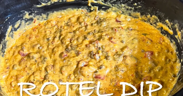 Crockpot Rotel Dip with Ground Beef and Cream Cheese Recipe