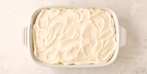 Refrigerate the creamy lemon lush for at least 4 hours, or overnight if possible.