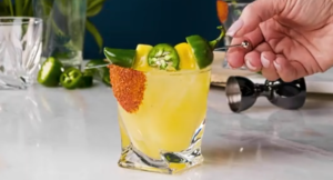 garnish the glass