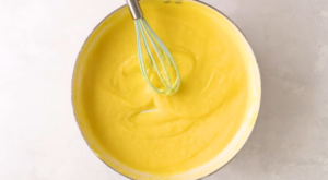 In another bowl, whisk together the instant lemon pudding mix and cold milk until thickened.